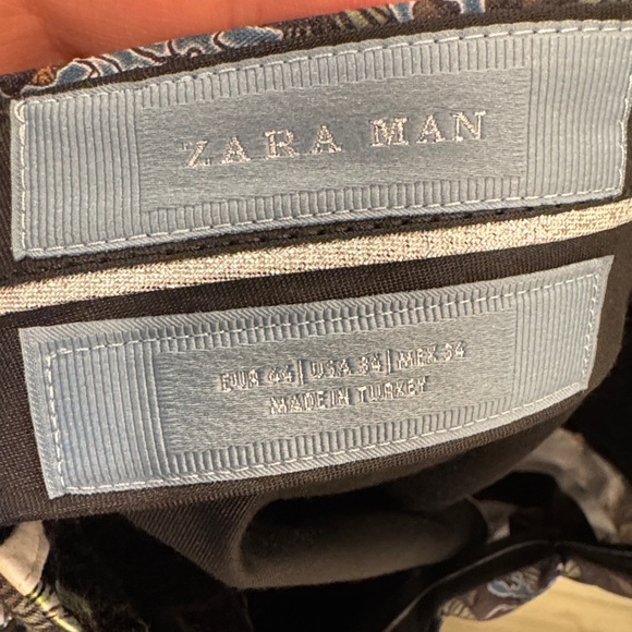 Zara Black Multicolor Rooster Print Swim Shorts - Picture 4 of 5